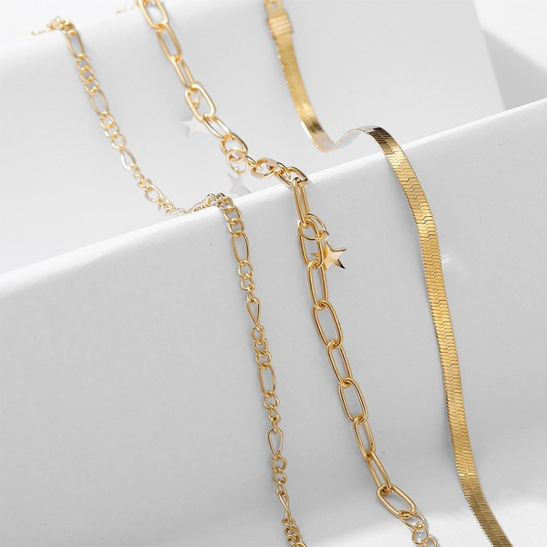 Bulk Jewelry Wholesale Anklet gold star Alloy JDC-AS-F494 Wholesale factory from China YIWU China