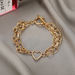 Bulk Jewelry Wholesale Anklet gold Thick chain love double layer Alloy JDC-AS-F482 Wholesale factory from China YIWU China