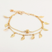 Bulk Jewelry Wholesale Anklet goldTassel small leaves Alloy JDC-AS-xy234 Wholesale factory from China YIWU China