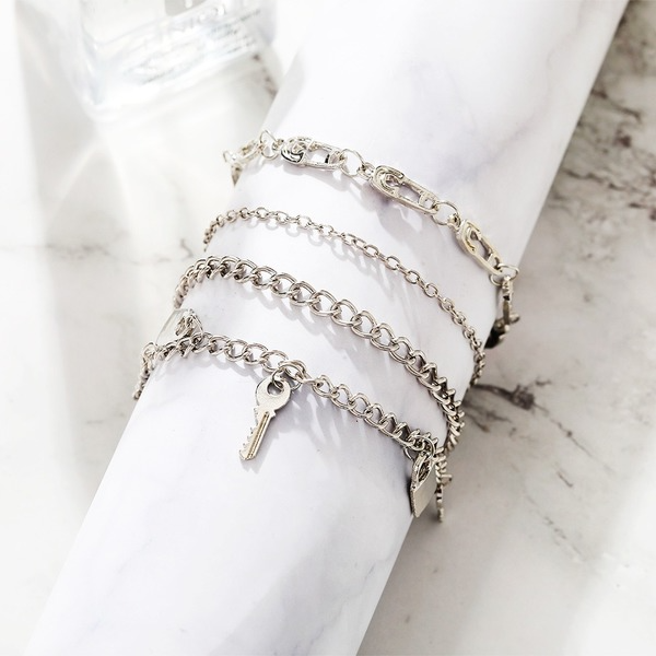 Bulk Jewelry Wholesale Anklet Silver metal chain JDC-AS-F476 Wholesale factory from China YIWU China