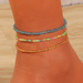 Bulk Jewelry Wholesale Anklet Transparent colored rice beads JDC-AS-e219 Wholesale factory from China YIWU China