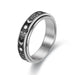 Wholesale anti anxiety decompression titanium steel ring JDC-RS-Dingc005 Rings 顶潮 6MM-sun 6 Wholesale Jewelry JoyasDeChina Joyas De China