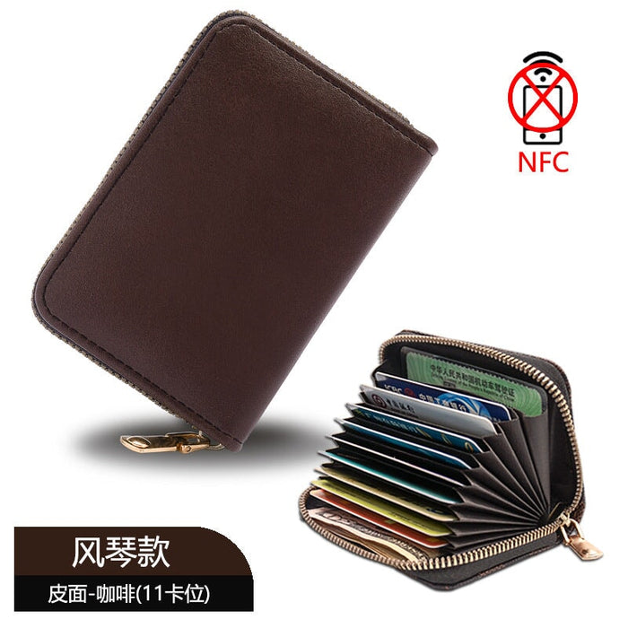 Wholesale anti-degaussing multi-card slot id anti-theft swipe card holder large capacity driver's license wallet JDC-WT-JiaL005 Wallet 佳罗 Wholesale Jewelry JoyasDeChina Joyas De China