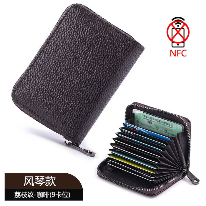 Wholesale anti-degaussing multi-card slot id anti-theft swipe card holder large capacity driver's license wallet JDC-WT-JiaL005 Wallet 佳罗 Wholesale Jewelry JoyasDeChina Joyas De China