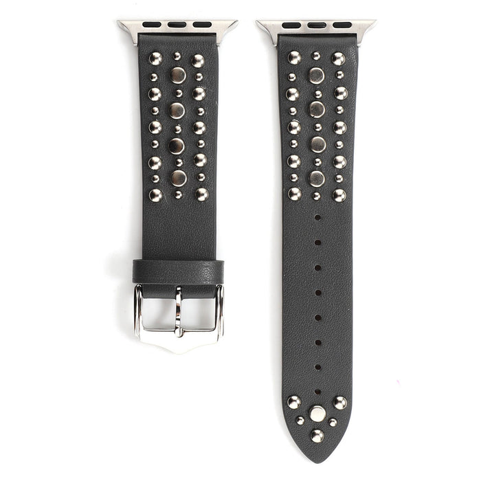 Wholesale Apple Genuine Leather Strap JDC-WD-Youyd009 Watch Band 优亿达 gray silver 38MM Wholesale Jewelry JoyasDeChina Joyas De China