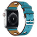 Wholesale Apple iwatch 1/2/3/4/5/6 leather strap JDC-WD-Yagt008 Watch Band 亚格特 blue38/40mm Wholesale Jewelry JoyasDeChina Joyas De China