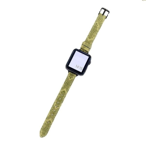Wholesale Apple iWatch 3/4/5/6 Generation Leather Strap JDC-WD-Yagt013 Watch Band 亚格特 Wholesale Jewelry JoyasDeChina Joyas De China
