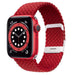 Wholesale apple iwatch 7 stretch nylon model braided metal head adjustment strap JDC-WD-QD004 Watch Band 起点 gules3 38/40/41mm Wholesale Jewelry JoyasDeChina Joyas De China