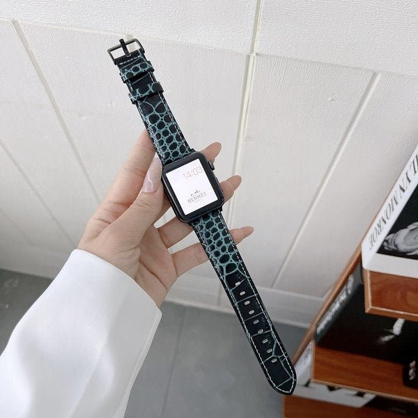 Wholesale Apple iWatch 7/6/5/4 Generation Leather Strap JDC-WD-Yagt028 Watch Band 亚格特 Wholesale Jewelry JoyasDeChina Joyas De China
