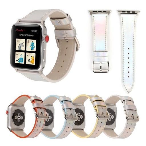 Wholesale Apple Watch 1-7 Generation Leather Strap JDC-WD-Yagt020 Watch Band 亚格特 Wholesale Jewelry JoyasDeChina Joyas De China