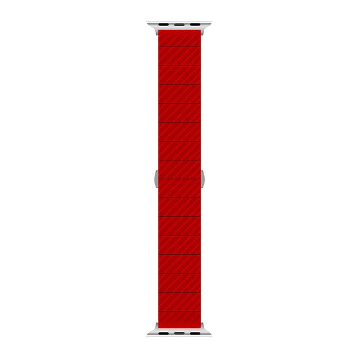 Wholesale Apple Watch iwatch strap carbon fiber replacement wristband JDC-WD-QD001 Watch Band 起点 Red 38/40/41mm Wholesale Jewelry JoyasDeChina Joyas De China