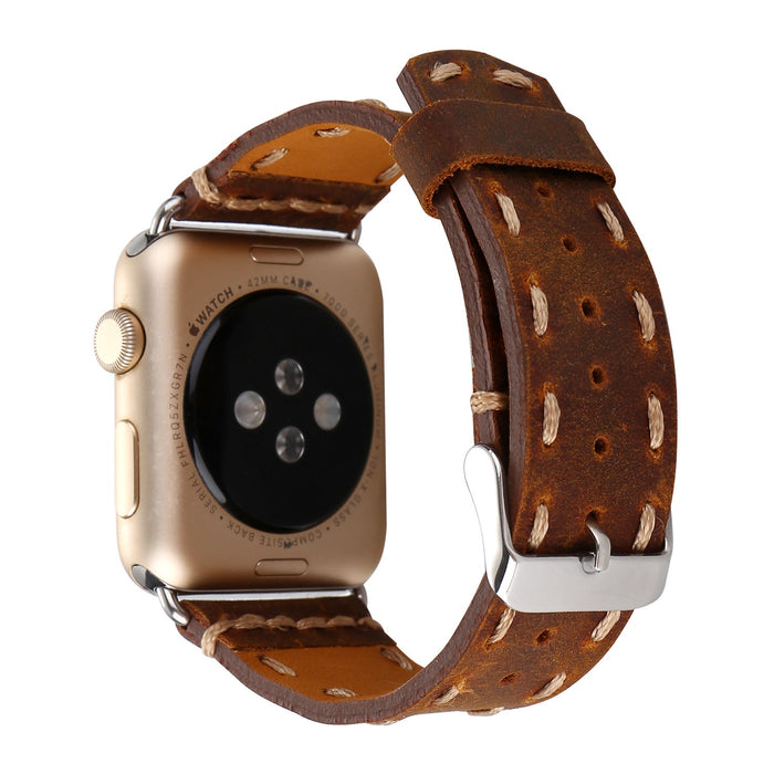 Wholesale Apple Watch Leather Watch Band JDC-WD-Baic009 Watch Band 佰程 38/40/41mm brown Wholesale Jewelry JoyasDeChina Joyas De China