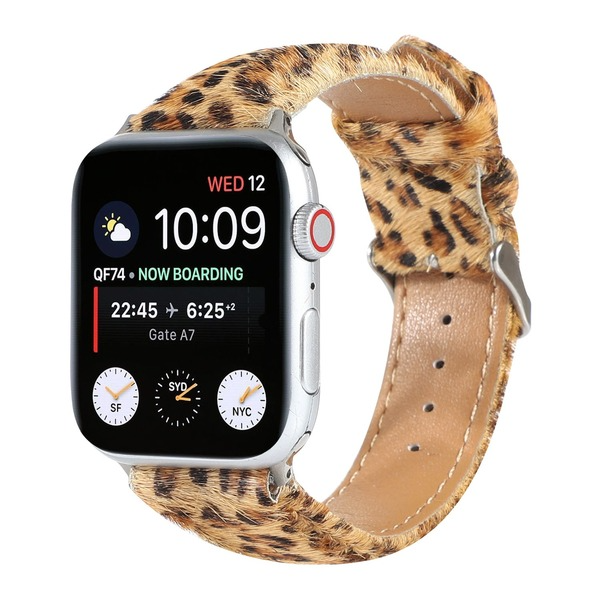 Wholesale Apple Watch Plush Leopard Print PU Leather Watch Band JDC-WD-Baic011 Watch Band 佰程 Wholesale Jewelry JoyasDeChina Joyas De China
