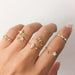 Wholesale Astral Crescent Vintage Alloy Joint Ring 9 Piece Set JDC-RS-F077 Rings 韩之尚 15 Alloy Wholesale Jewelry JoyasDeChina Joyas De China