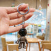 Wholesale Astronaut Zinc Alloy Keychains JDC-KC-BS003 Keychains JoyasDeChina Gun Color Spaceman Opp packaging Wholesale Jewelry JoyasDeChina Joyas De China