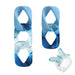 Wholesale asymmetric Chain Earrings JDC-ES-JQ087 Earrings JoyasDeChina blue Wholesale Jewelry JoyasDeChina Joyas De China