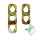 Wholesale asymmetric Chain Earrings JDC-ES-JQ087 Earrings JoyasDeChina Green Wholesale Jewelry JoyasDeChina Joyas De China