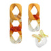 Wholesale asymmetric Chain Earrings JDC-ES-JQ087 Earrings JoyasDeChina Yellow Wholesale Jewelry JoyasDeChina Joyas De China