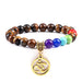 Wholesale Aum Charm Beaded Alloy Color Stone Bracelet JDC-BT-JiuJ021 Bracelet 九江 huyan jin Wholesale Jewelry JoyasDeChina Joyas De China