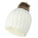 Wholesale autumn and winter knitted wool ball hat JDC-FH-GSYH013 Fashionhat 予画 white one size Wholesale Jewelry JoyasDeChina Joyas De China