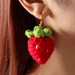 Wholesale autumn and winter lovely soft hair fruit carrot strawberry Earrings JDC-ES-E266 Earrings JoyasDeChina Wholesale Jewelry JoyasDeChina Joyas De China