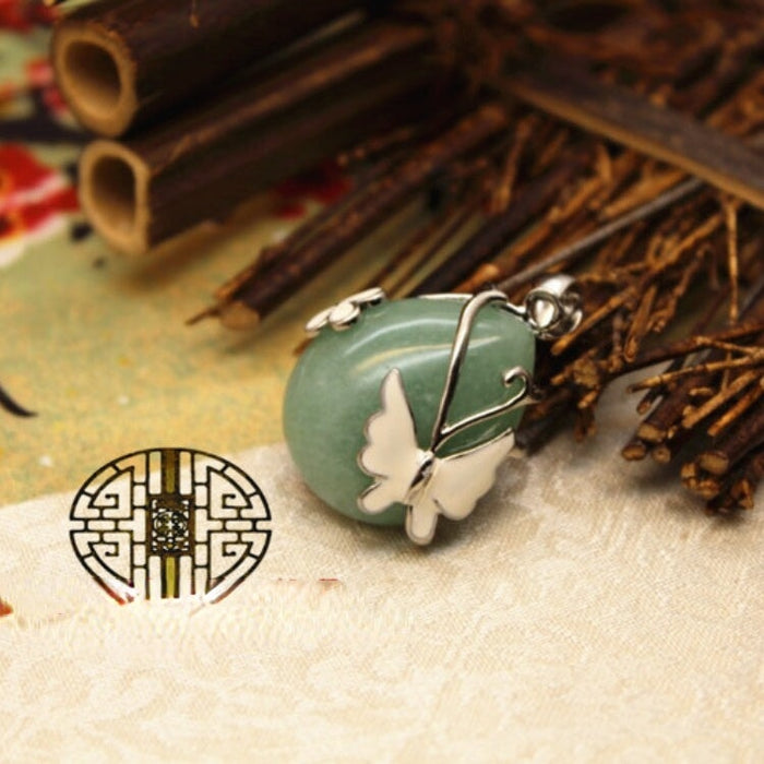 Wholesale aventurine jade pendant accessories JDC-CS-Jinshe004 charms 金蛇 Wholesale Jewelry JoyasDeChina Joyas De China