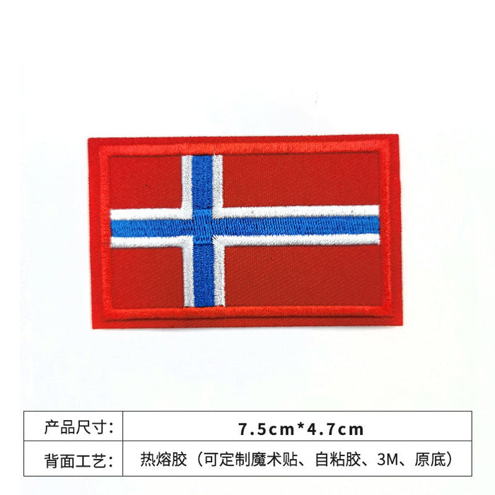 Wholesale badge armband flag patch Felt cloth embroidery JDC-ER-XF002 Embroidery JoyasDeChina 12 Wholesale Jewelry JoyasDeChina Joyas De China