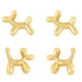 Wholesale Balloon Dog Copper 18K Gold Plated Earrings JDC-ES-AS-010 Earrings 翱?N Wholesale Jewelry JoyasDeChina Joyas De China