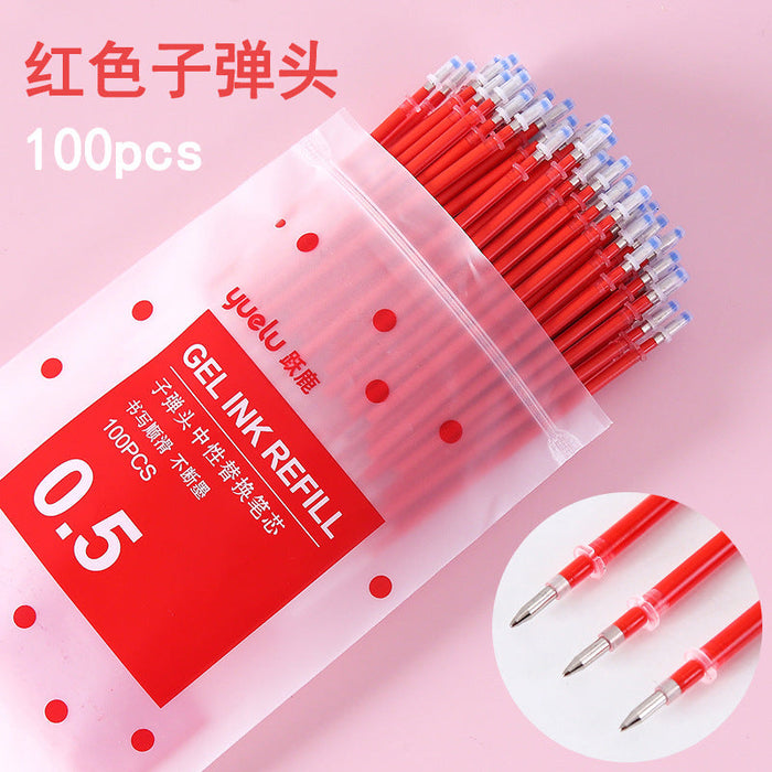 Wholesale ballpoint pen Plastic replacement refill 100 pcs set JDC-BP-GSWL004 Ballpoint pen JoyasDeChina Bullet red (100 pack) Wholesale Jewelry JoyasDeChina Joyas De China