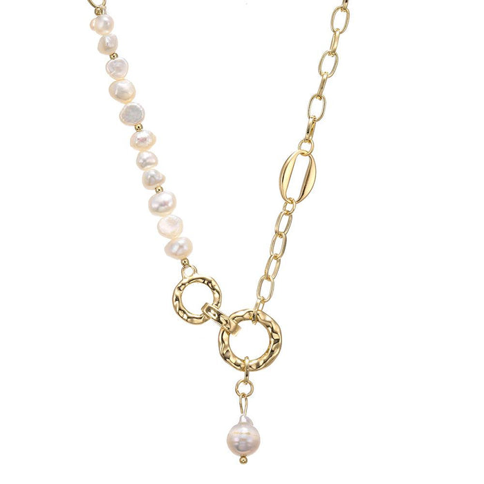 Bulk Jewelry Wholesale Baroque freshwater pearl necklace JDC-NE-b204 Wholesale factory from China YIWU China