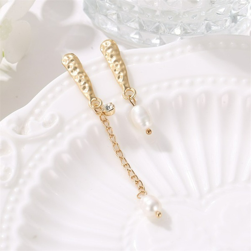 Wholesale baroque style Asian Gold Pearl Earrings ?JDC-ES-D645 Earrings JoyasDeChina Wholesale Jewelry JoyasDeChina Joyas De China