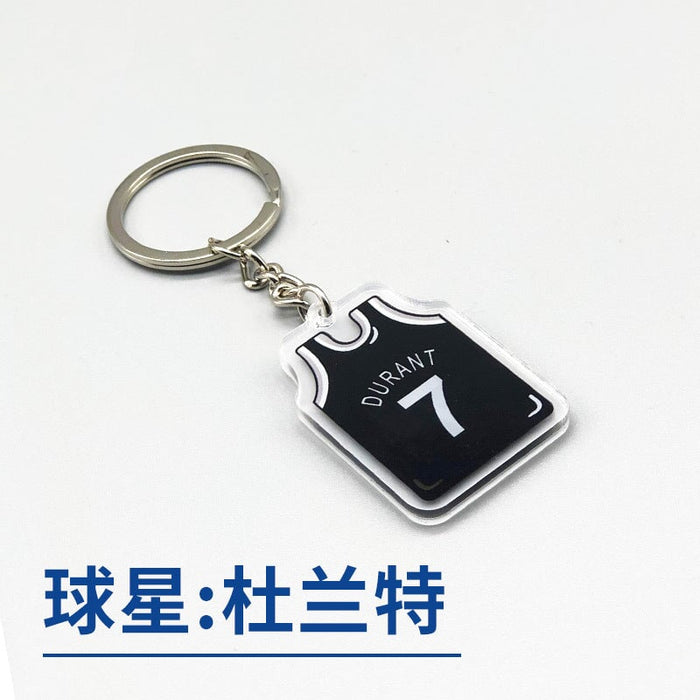Wholesale Basketball Star Acrylic Keychain JDC-KC-HongY001 Keychains 宏盈 Wholesale Jewelry JoyasDeChina Joyas De China