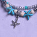 Wholesale beach couple suit shell foot ornaments anklets JDC-AS-YeB001 anklets 烨贝 Wholesale Jewelry JoyasDeChina Joyas De China