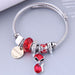 Wholesale beaded cat pendant alloy bracelet JDC-BT-WY104 Bracelet JoyasDeChina red Wholesale Jewelry JoyasDeChina Joyas De China
