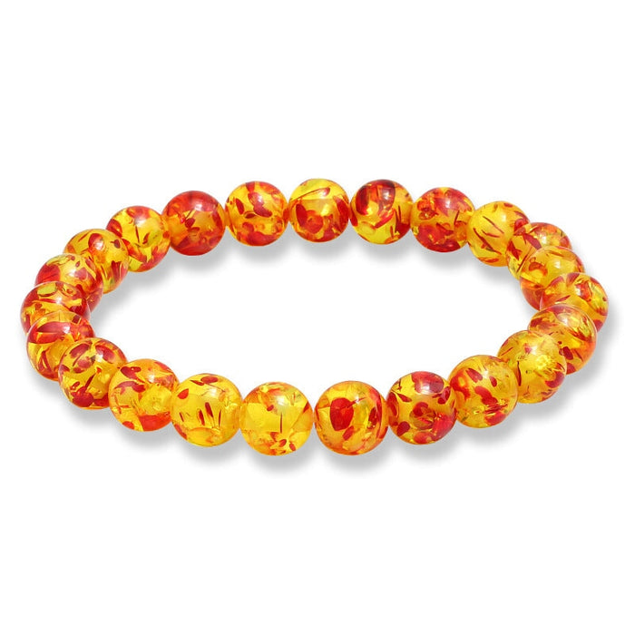 Wholesale Beaded Imitation Amber Natural Stone Bracelet JDC-BT-JiuJ013 Bracelet 九江 Wholesale Jewelry JoyasDeChina Joyas De China
