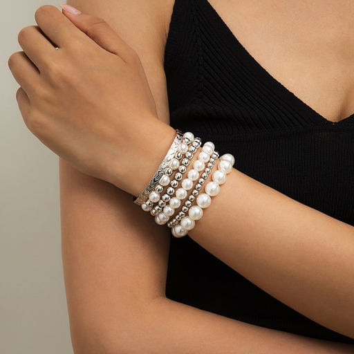 Wholesale beaded imitation pearl bracelet JDC-BT-GSXR052 Bracelet JoyasDeChina Wholesale Jewelry JoyasDeChina Joyas De China