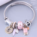 Wholesale beaded metal bracelet JDC-BT-GSXINY064 Bracelet JoyasDeChina pink Wholesale Jewelry JoyasDeChina Joyas De China