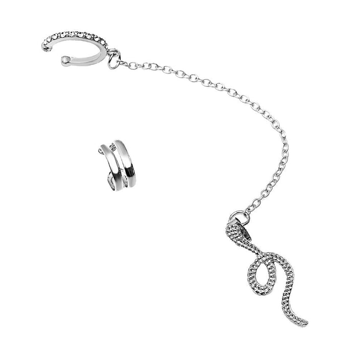 Wholesale beaded star chain one-piece single earrings set JDC-ES-D572 Earrings JoyasDeChina 02 white Ks603 Wholesale Jewelry JoyasDeChina Joyas De China