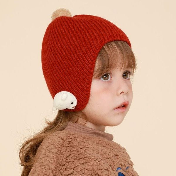 Wholesale bear children's wool hat JDC-FH-GD001 FashionHat 谷登 Wholesale Jewelry JoyasDeChina Joyas De China