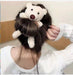 Wholesale Bear Plush Hair Ring (F) JDC-HS-DR001 Hair Scrunchies 蒂锐 Wholesale Jewelry JoyasDeChina Joyas De China