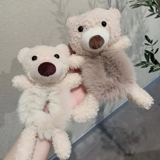 Wholesale Bear Plush Hair Ring (F) JDC-HS-DR001 Hair Scrunchies 蒂锐 Wholesale Jewelry JoyasDeChina Joyas De China