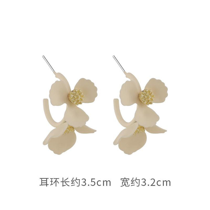 Bulk Jewelry Wholesale beige earrings milk tea color earrings JDC-ES-W300 Wholesale factory from China YIWU China