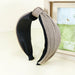Wholesale beige knitted headband JDC-HD-O264 Headband JoyasDeChina Khaki Wholesale Jewelry JoyasDeChina Joyas De China