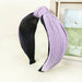 Wholesale beige knitted headband JDC-HD-O264 Headband JoyasDeChina purple Wholesale Jewelry JoyasDeChina Joyas De China