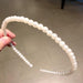 Bulk Jewelry Wholesale Bejeweled Handmade pearl headband twisted fishing line beaded headband JDC-HD-i002 Wholesale factory from China YIWU China