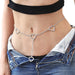 Wholesale Bikini Water Heart Shaped Rhinestone Waist Chain JDC-BJ-TZ004 Body Jewelry 天缀 Wholesale Jewelry JoyasDeChina Joyas De China