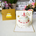Wholesale birthday cake stereo special paper greeting card MOQ≥2 JDC-GC-QW027 Greeting Card 奇蚁文化 Wholesale Jewelry JoyasDeChina Joyas De China