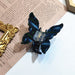 Wholesale Black Acetate Sheet Butterfly Hair Clip JDC-HC-YaoX020 Hair Clips 姚萱 Blue and green stripes Wholesale Jewelry JoyasDeChina Joyas De China