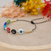 Bulk Jewelry Wholesale black acryli gold beaded glass eye bead bracelet JDC-gbh299 Wholesale factory from China YIWU China