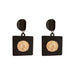 Wholesale black acrylic Earrings JDC-ES-BY-130 Earrings 宝钰 Wholesale Jewelry JoyasDeChina Joyas De China